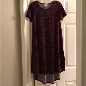 Purple/pink paisley LuLaRoe Carly XXS